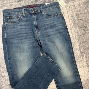 Lucky Brand Jeans Mens 36x30 Blue 121 Slim Straight Advanced Stretch Denim NEW